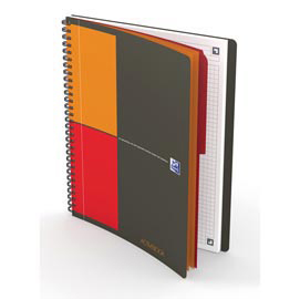 Blocco spiralato international favorit - formato activebook - 18 x 25cm - 80gr - 80 fogli - oxford