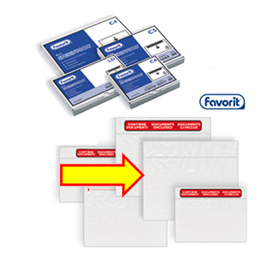 Busta adesiva speedy doc - neutro senza stampa - formato c5 (230x165 mm) - favorit - conf. 1000 pezzi