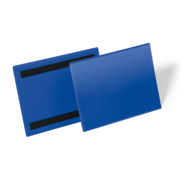 Buste identificative magnetiche - formato a5 orizzontale (210x148 mm) - durable - conf. 50 pezzi