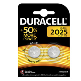 Blister 2 pile litio duracell 3v (dl2025)