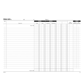 Blocco prima nota cassa - 50 copie - autoricalcanti - 21,5x29,7cm - 16804c000 - flex