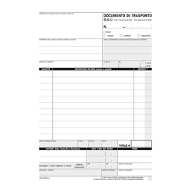 Blocco ddt - copie autoricopianti - 21,5x14,8cm - 33 fogli - 1607cd330 - flex