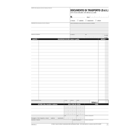 Blocco ddt - copie autoricopianti - 29,7x21,5cm - 33 fogli - 1687cd330 - flex