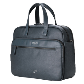 Borsa hike - tela cerata - 38x29x16 cm - blu - intempo