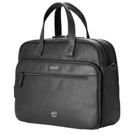 Borsa hike - tela cerata - 38x29x16 cm - nero - intempo