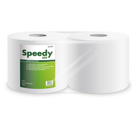 Bobina asciugatutto speedy eco - 2 veli - 44gr - diametro 25,5 cm - 25 cm x 171 mt - microgoffrata - lucart