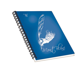 Blocco notes - spiralato sul lato lungo - 1rigo - 22,3 x 28cm - 80gr - 70 fogli - pigna