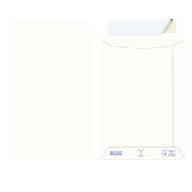 Buste a sacco - carta riciclata - senza finestra - 162x229 mm - senza finestra - 100 gr - pigna - conf. 500 pezzi