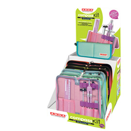 Balaustrone con astuccio stand-up - colori assortiti - arda - espositore 6 set