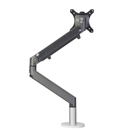 Braccio porta monitor jamy - singolo - nero - alba