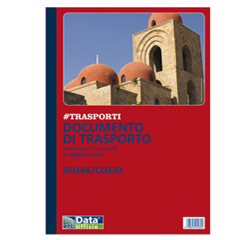 Blocco ddt - 33/33/33 copie autoricopianti - 29,7x21,5cm - du1687cd330 - data ufficio