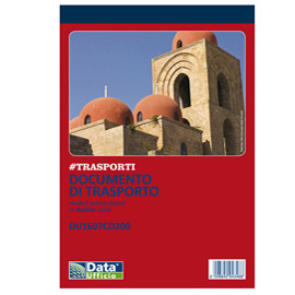 Blocco ddt - 50/50 copie autoricopianti - 21,5x14,8cm - du1607cd200 - data ufficio