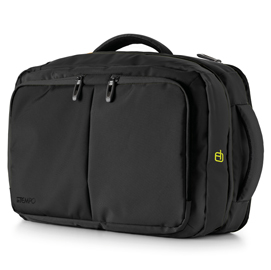 Borsa zainabile bi-bag blackout - 44 x 28 x 18 cm - nero - intempo