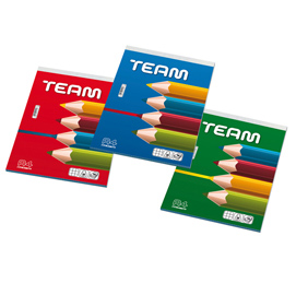 Bocco note team - 21 x 29,7 mm - 50 gr - 5 mm - 50 fogli - blasetti