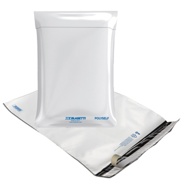 Busta polyself - con soffietto - per corrieri -  in polietilene - 50 x 57 x 10 cm - blasetti - conf. 100 pezzi