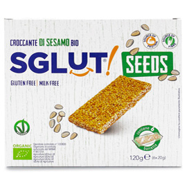Barretta croccante di sesamo - 20 gr cad - sglut - conf.6 pezzi