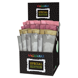 Bustina glam camu 21x6cm colori assortiti lebez