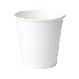 Bicchiere in carta - 160 ml - bianco - signor bio - conf. 50 pezzi