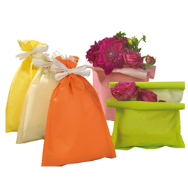 Busta regalo spring - 16 x 25 cm - 45 gr - carta - 5 colori assortiti - pnp - conf. 50 pezzi