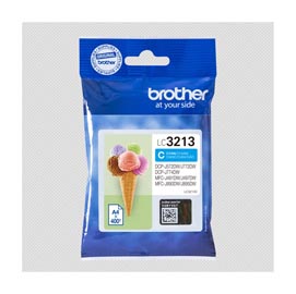 Brother - cartuccia - ciano - lc3213c - 400 pag