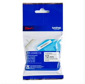 Brother - nastro -  nero/bianco - mk231 - 12mm x 8mt