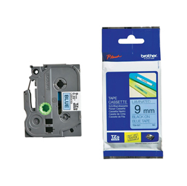 Brother - nastro -  nero/blu - tze521 - 9mm x 8mt