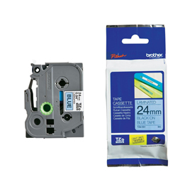 Brother - nastro -  nero/blu - tze551 - 24mm x 8mt