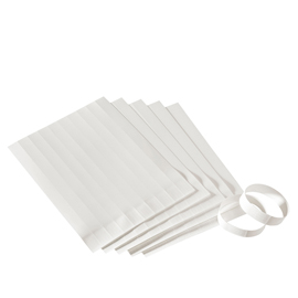 Conf 100 braccialetti e-mark 19x250mm bianco 10fg - 10et/fg colop