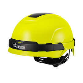 Casco protettivo antares giallo fluo regolabile u-power