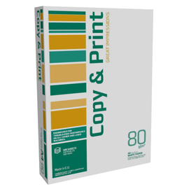 Carta fotocopie - a4 - 80 gr - bianco - copy & print - conf. 500 fogli