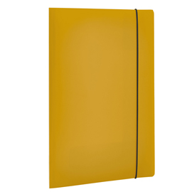 Cartellina 3 lembi holos - pp - 25x35cm - giallo sabbia - fellowes