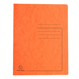 Cartella ad aghi - arancione - exacompta