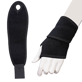 Cinghia supporto per polso - taglia unica - nero - portwest