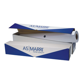Carta inkjet plotter j.90s - 625 mm x 50 mt - 90 gr - opaca - bianco - as marri