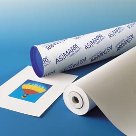 Carta cad/grafica inkjet - 610 mm x 45 mt - 100 gr - opaca - bianco - as marri