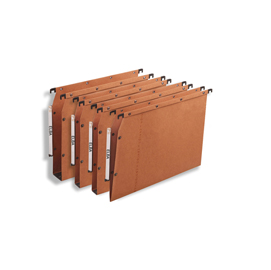 Cartella sospesa - armadio ultimate® - interasse 33 cm - fondo u 50 mm - 32,5x27,5 cm - avana - favorit