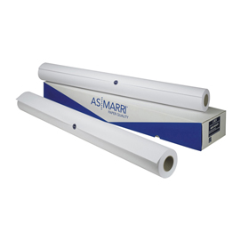 Carta inkjet plotter j.80s - 625 mm x 50 mt - 80 gr - opaca - bianco - as marri