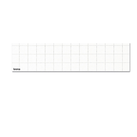 Carta leona - 70x100cm - bianca - 10mm ambo i lati - 120gr - favini - conf. 50 fogli