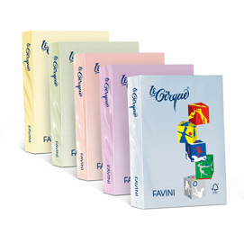 Carta le cirque - a4 - 160 gr - grigio pastello 109 - favini - conf. 250 fogli
