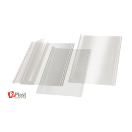 Coprilibro satinato vetro - 50x31cm - pvc -  goffrato neutro con biadesivo - trasparente - ri.plast