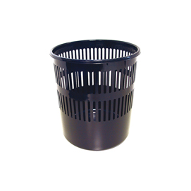 Cestino gettacarte - traforato - 12 lt - nero - arda