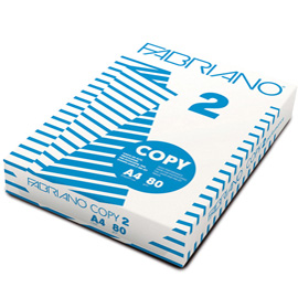 Carta copy 2 - b4 - 257 x 364 mm - 80 gr - bianco - fabriano - conf. 500 fogli