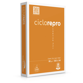 Carta fotocopie riciclata - a4 - 80 gr - bianco - burgo - conf. 500 fogli