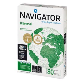 Carta universal 80 - a4 - 80 gr - bianco - navigator - conf. 500 fogli