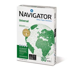 Carta universal - a3 - 80 gr - bianco - navigator - conf. 500 fogli