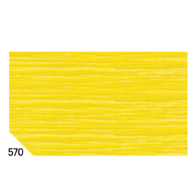 Carta crespa - 50x250cm - 60gr - giallo 570 - sadoch - conf. 10 rotoli