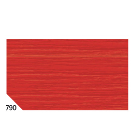 Carta crespa - 50x250cm - 60gr - rosso ciliegia 790 - sadoch - conf.10 rotoli