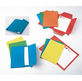 Cartelline 3 lembi - cartoncino bristol 200 gr - 25x34,5 cm - azzurro - cartotecnica del garda - conf. 25 pezzi