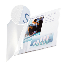 Copertine impressbind - flessibile - 10,5 mm - bianco - leitz - scatola 10 pezzi
