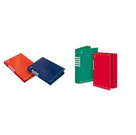 Cartella progetto monocromo - con elastico - dorso 3 cm - colori assortiti - pigna